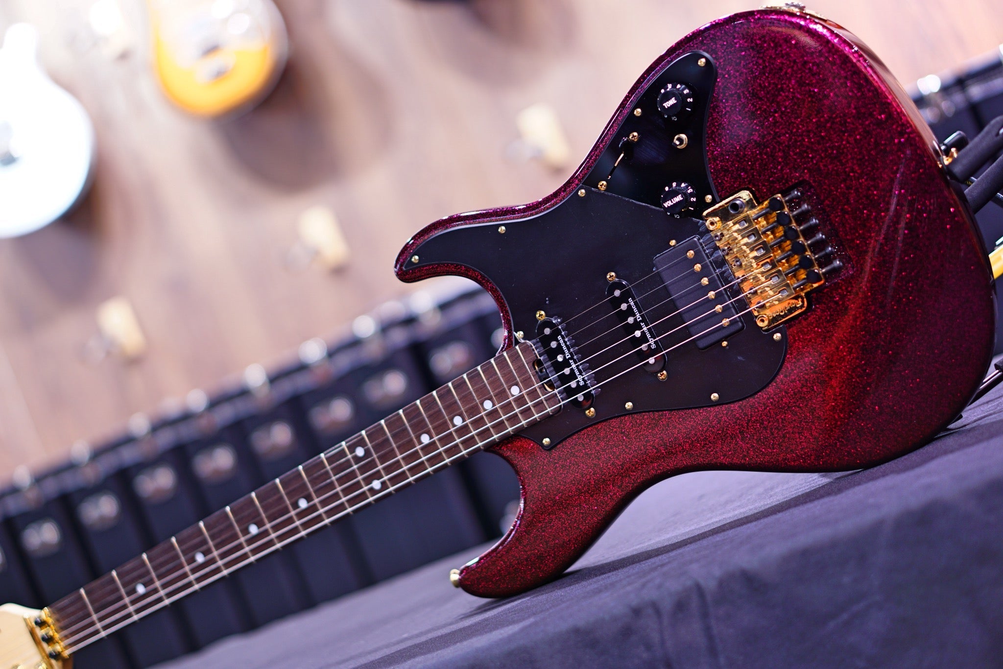 ESP Original snapper FR magenta sparkle granite e2621212 - HIENDGUITAR esp GUITAR