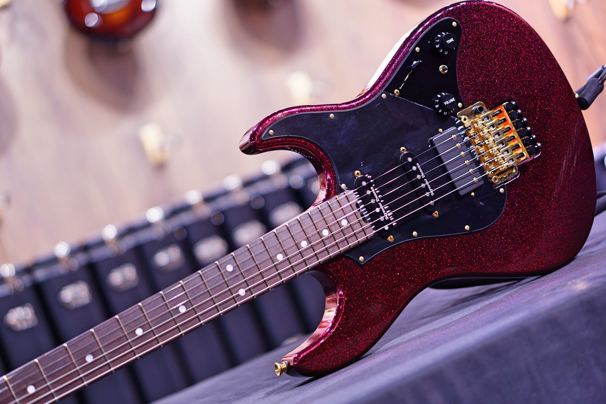 ESP Original snapper FR magenta sparkle granite e2621212 - HIENDGUITAR esp GUITAR