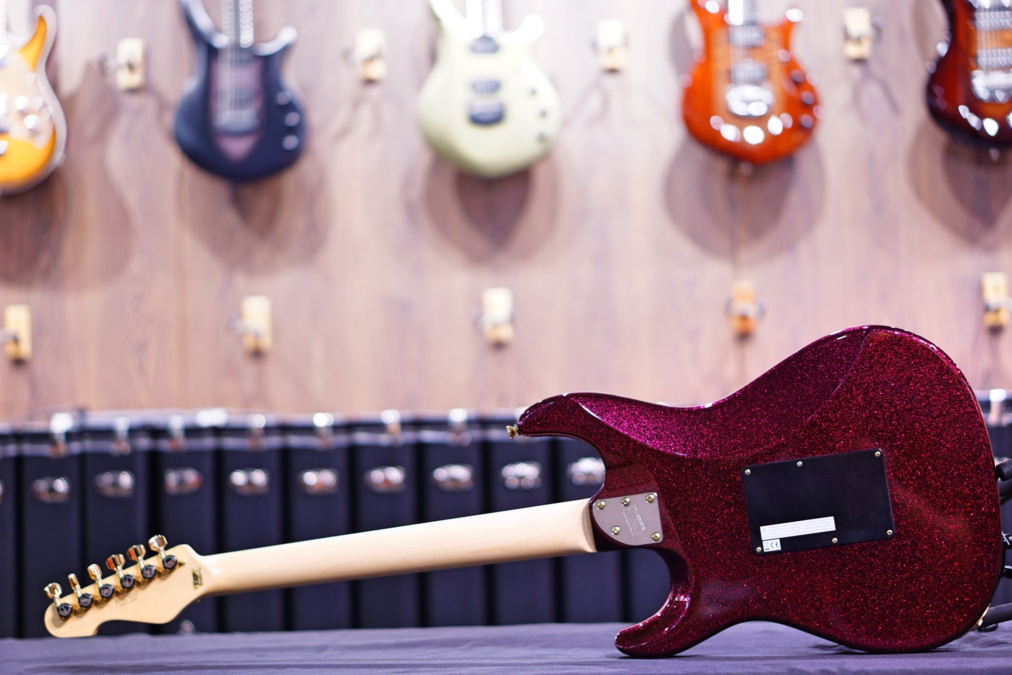 ESP Original snapper FR magenta sparkle granite e2621212 - HIENDGUITAR esp GUITAR