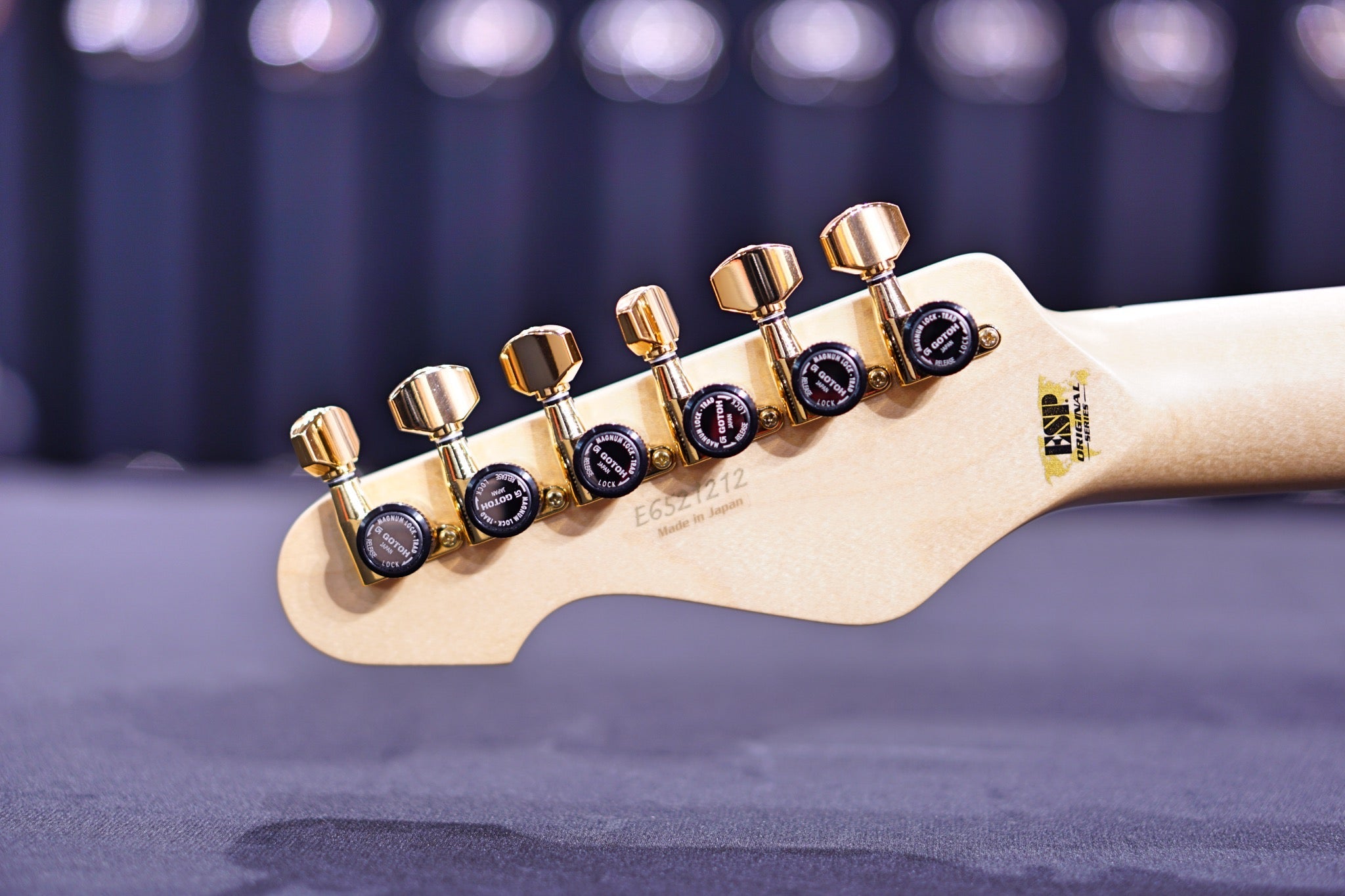 ESP Original snapper FR purple sparkle granite e6521212 - HIENDGUITAR esp GUITAR