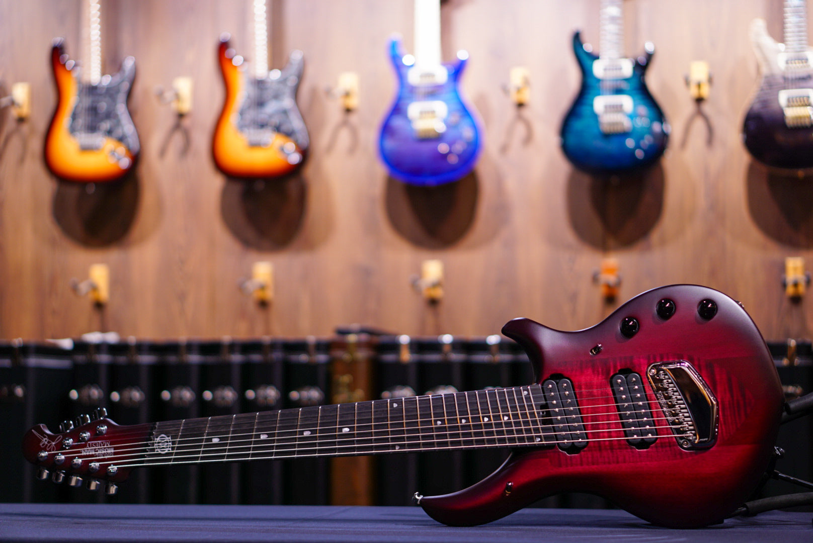 Ernie Ball Music Man Majesty 8 Amaranth Red M018948