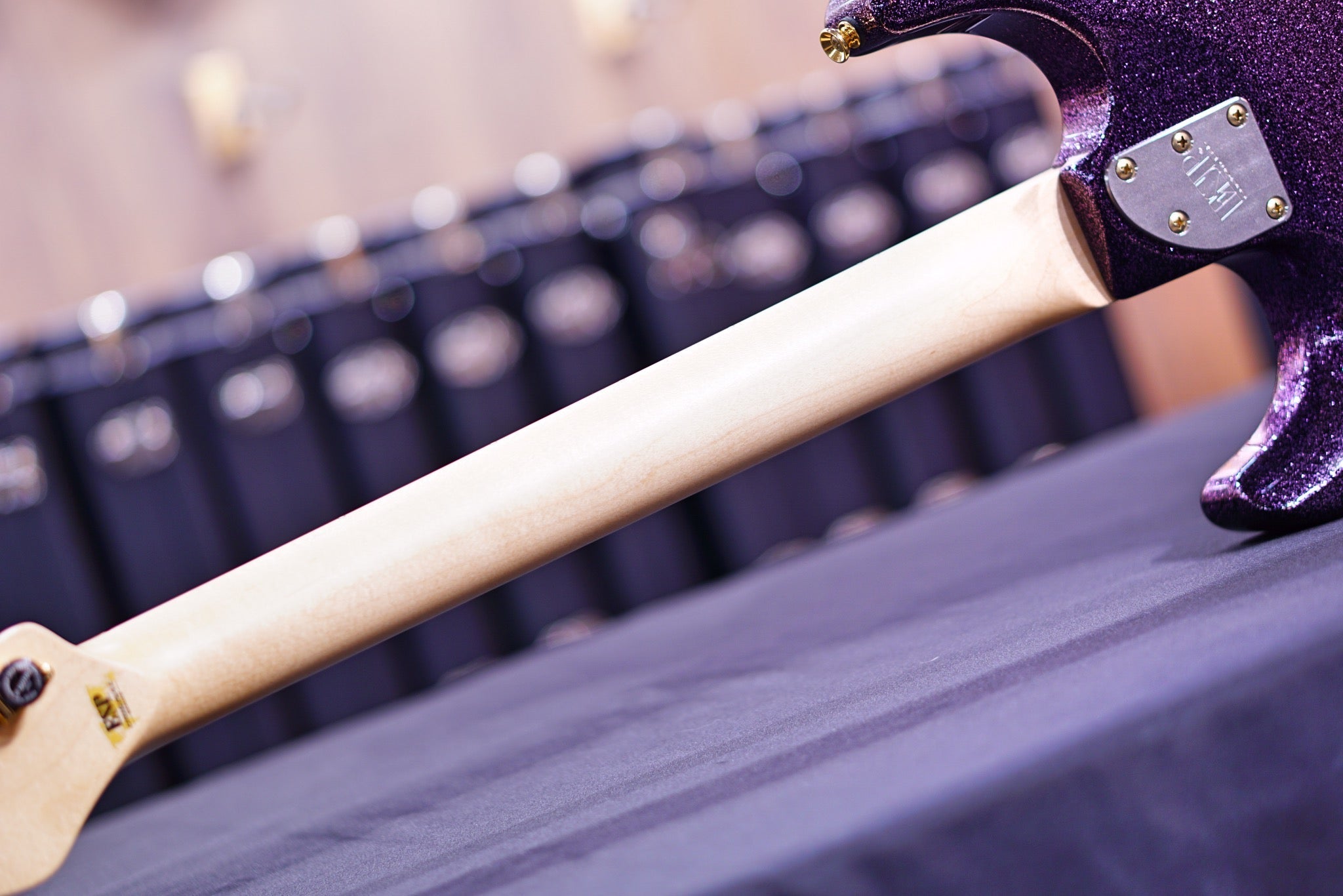 ESP Original snapper FR purple sparkle granite e6521212 - HIENDGUITAR esp GUITAR