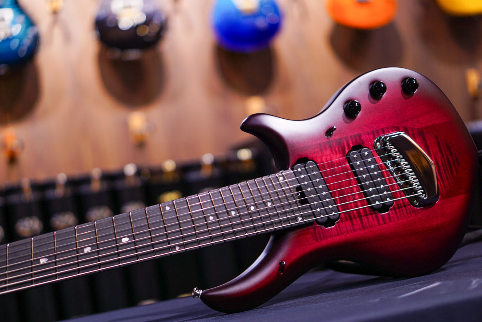 Ernie Ball Music Man Majesty 8 Amaranth Red M018948