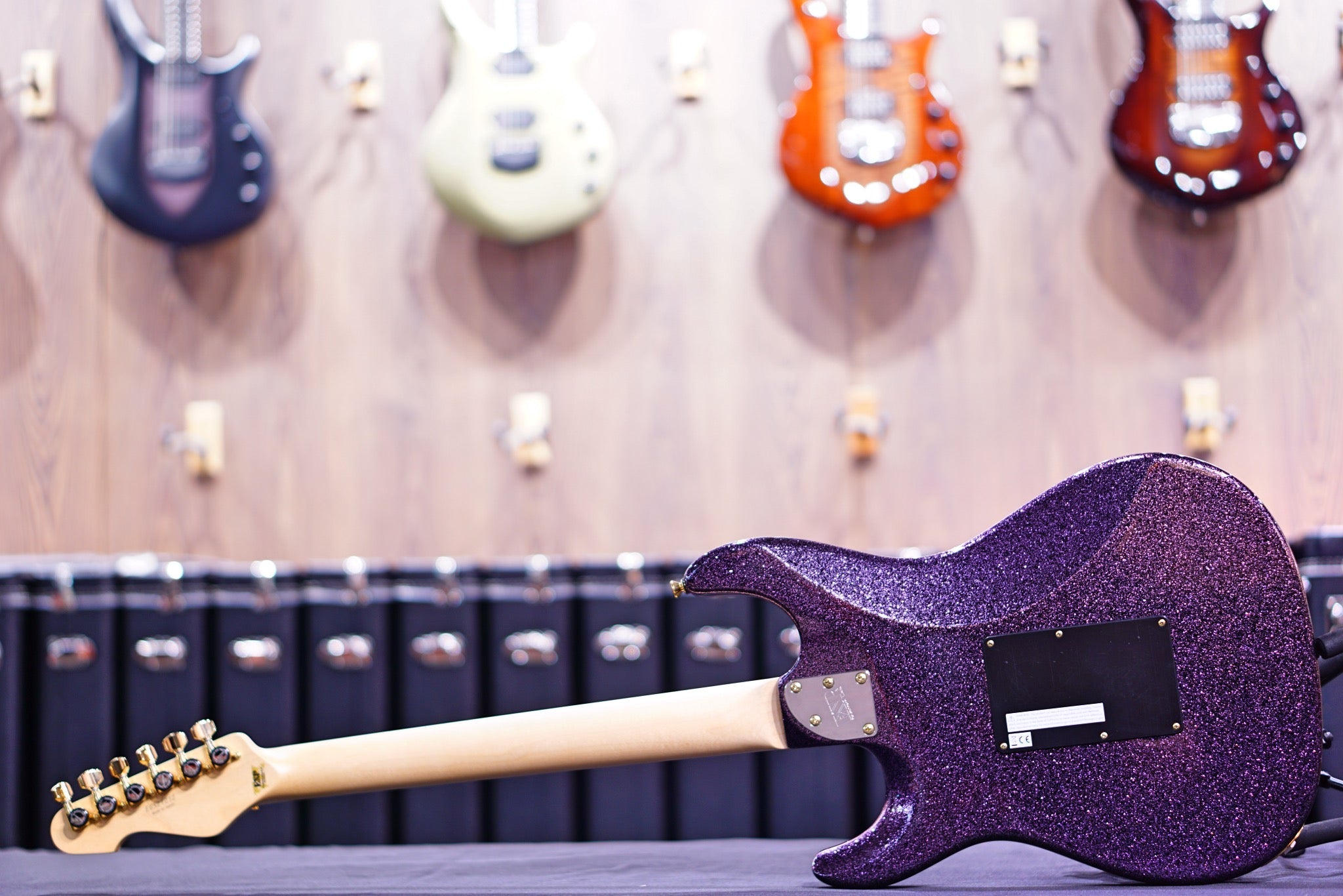 ESP Original snapper FR purple sparkle granite e6521212 - HIENDGUITAR esp GUITAR