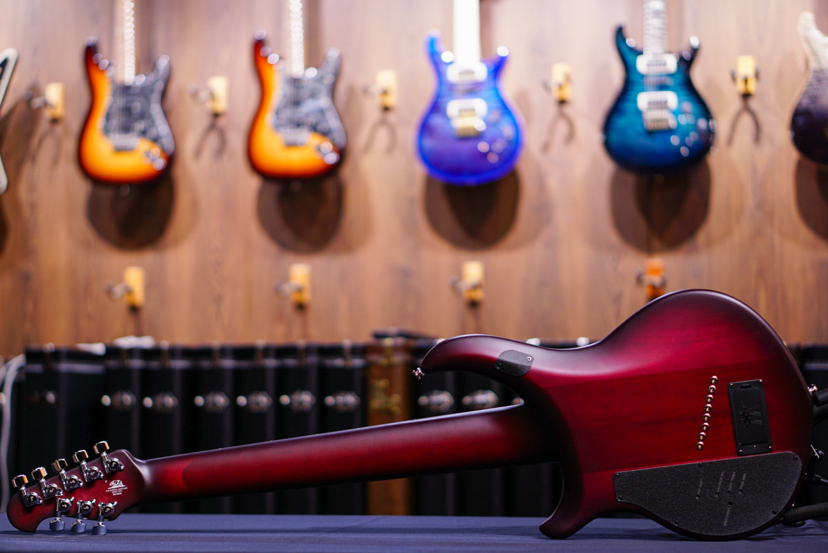 Ernie Ball Music Man Majesty 8 Amaranth Red M018948