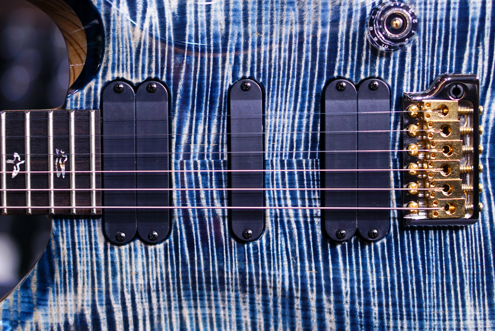 PRS 509 wood library w rosewood neck faded whale blue 10 Top 0374818