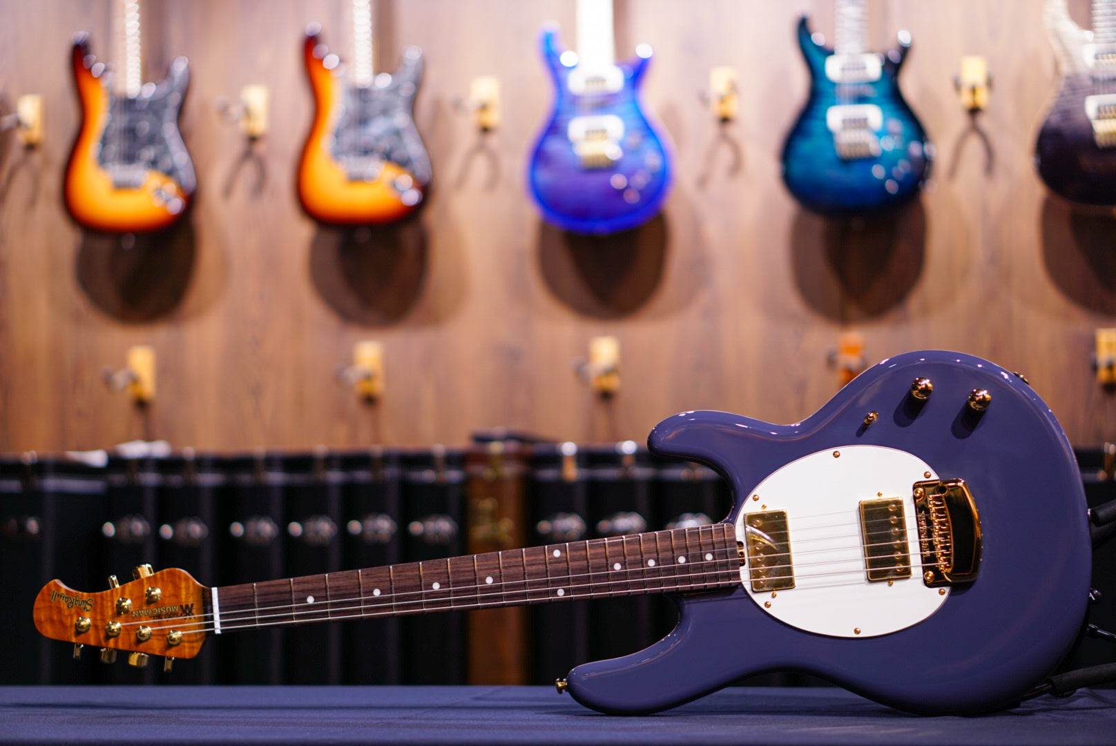 Ernie Ball Music Man StingRay II Cory Wong Charcoal Blue 11935