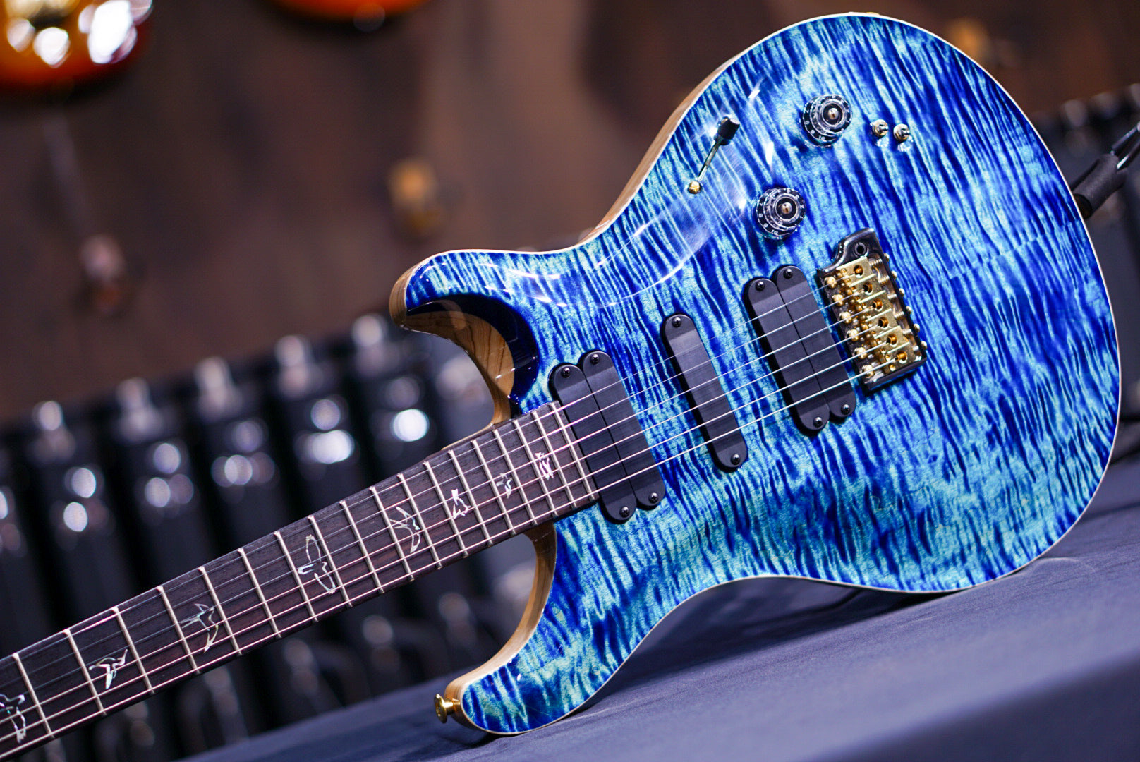 PRS 509 wood library w rosewood neck river blue 10 Top 0374821