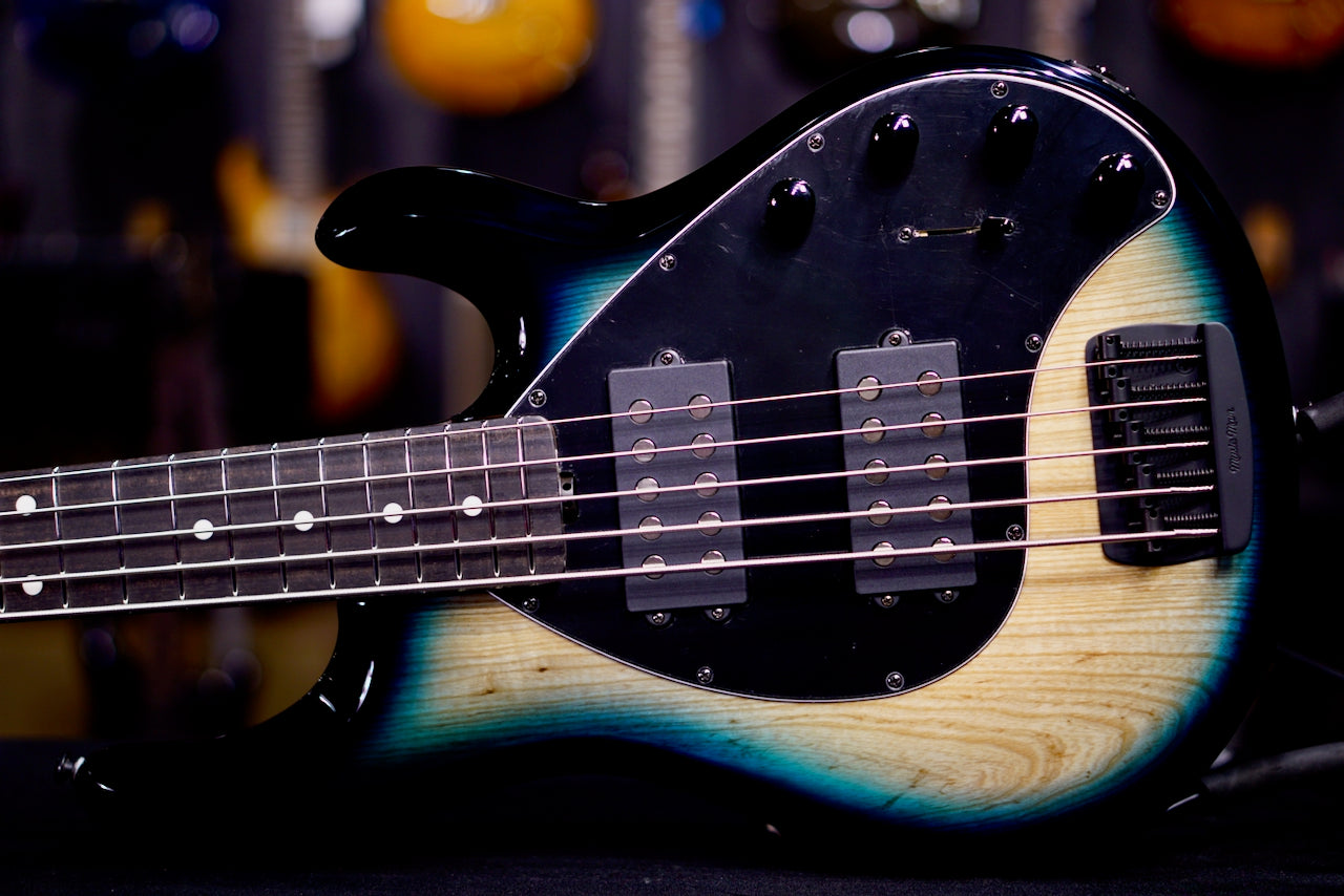 Ernie Ball Music Man StingRay 5 Special HH 5 Bass Mean Blue Burst K10764