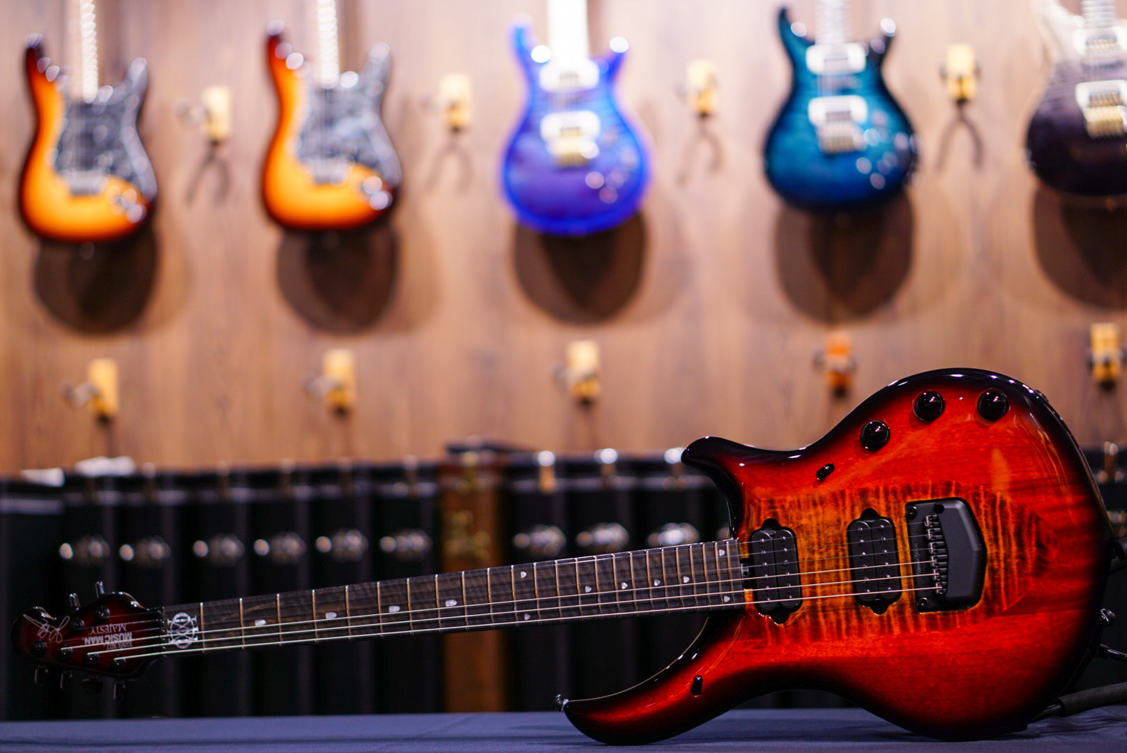 Ernie Ball Music Man Majesty 6 John Petrucci Ember Glow M018938