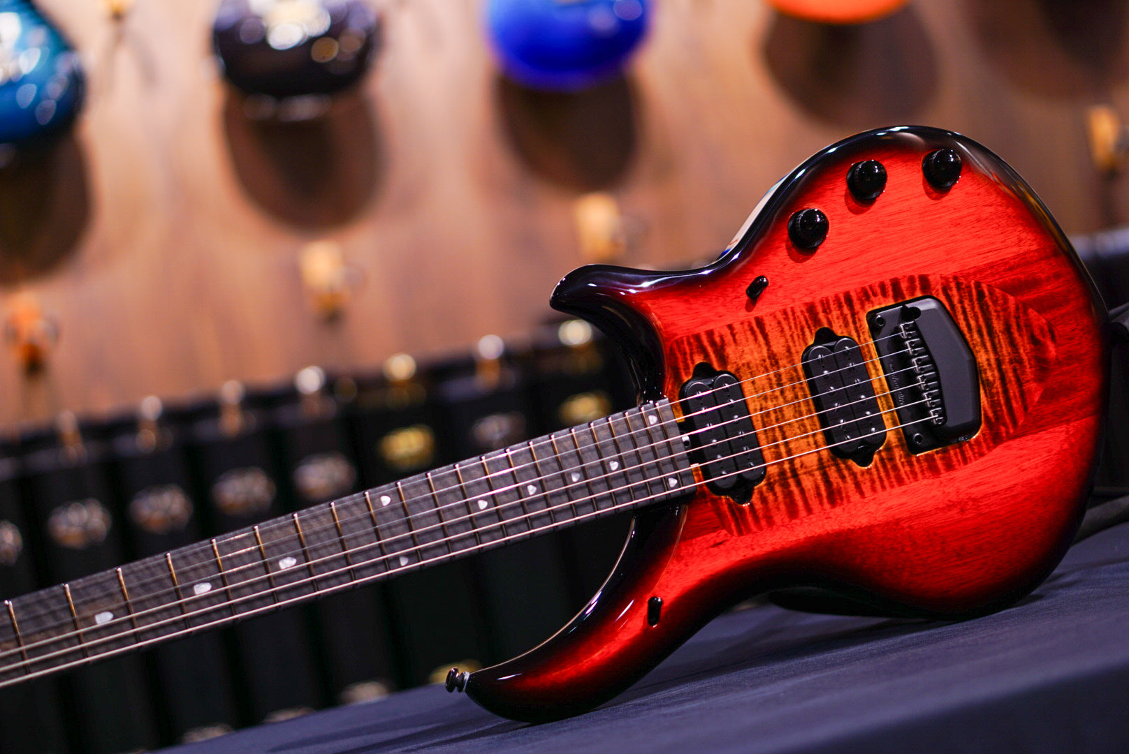 Ernie Ball Music Man Majesty 6 John Petrucci Ember Glow M018938