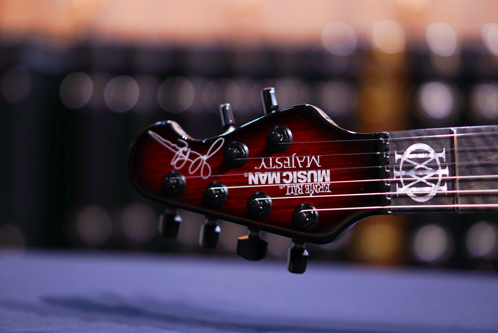 Ernie Ball Music Man Majesty 6 John Petrucci Ember Glow M018938