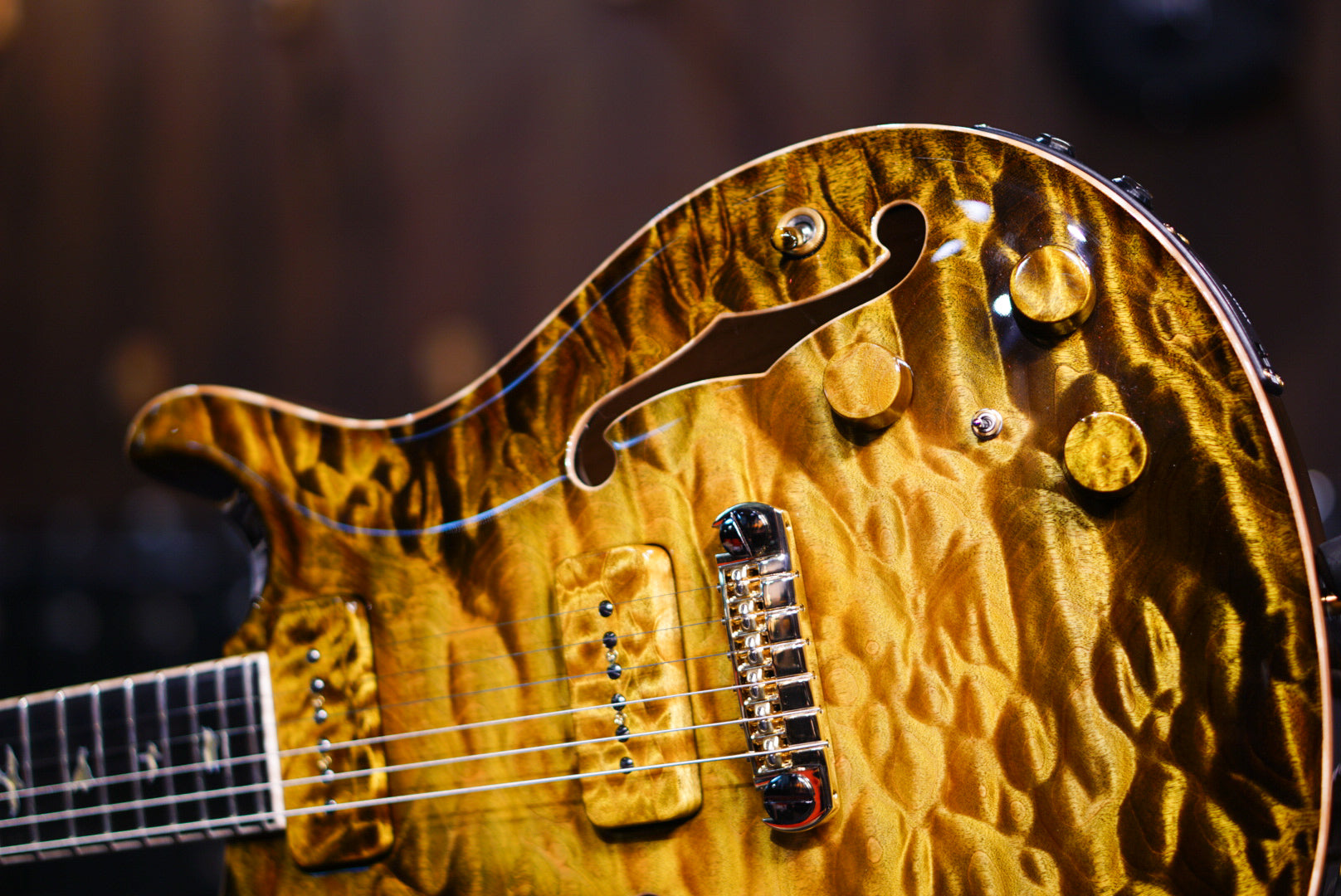 PRS Privatestock Hollowbody II Sandstorm Glow