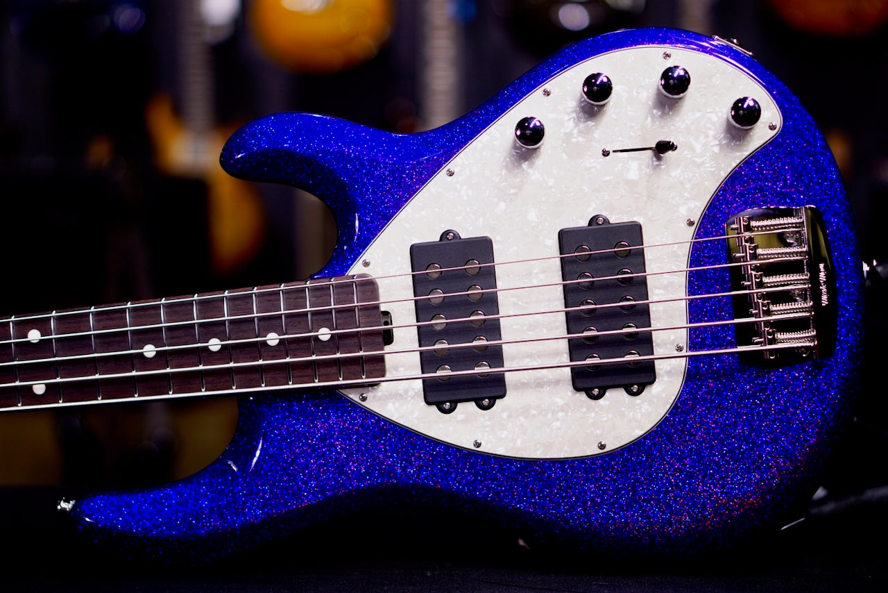 Ernie Ball Music Man StingRay 5 Special HH 5 Bass Violet Sparkle Burst K11635