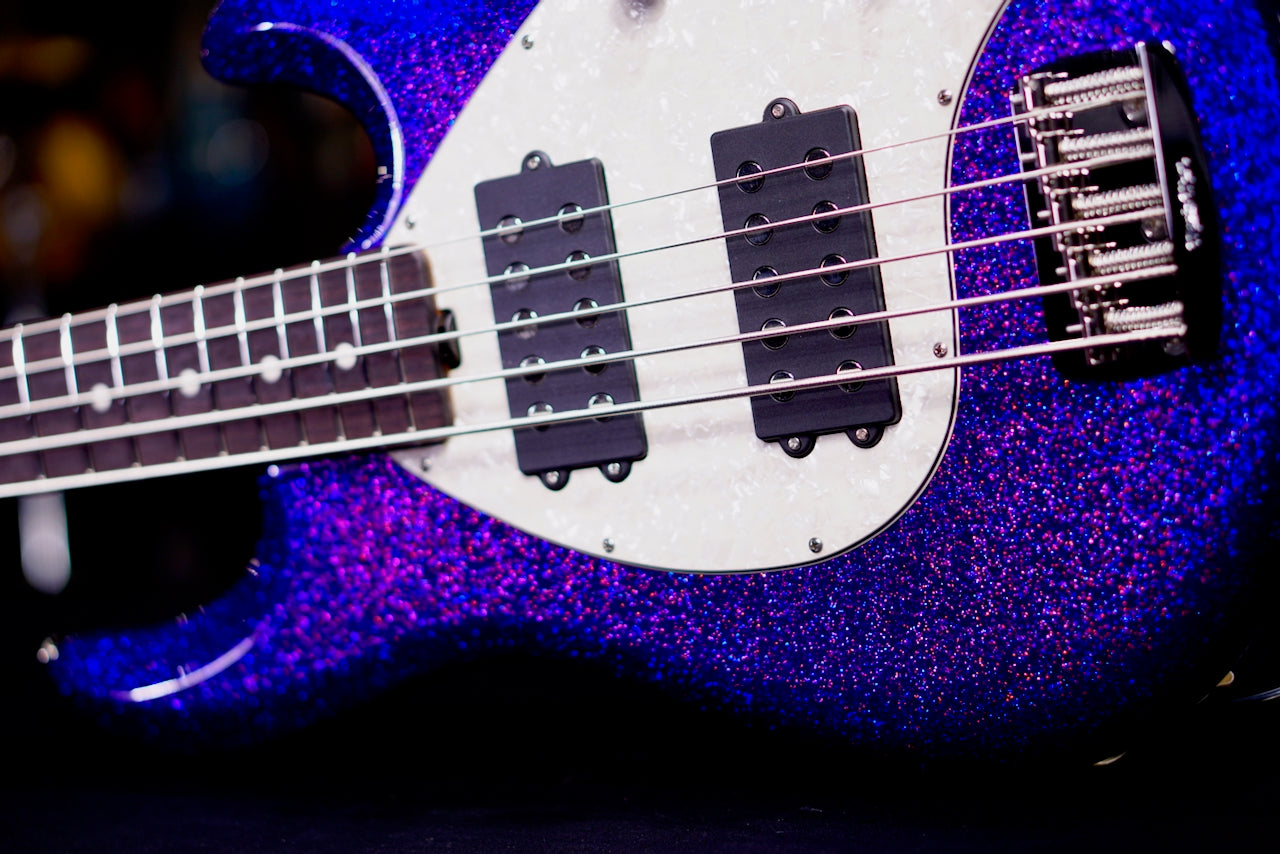 Ernie Ball Music Man StingRay 5 Special HH 5 Bass Violet Sparkle Burst K11635