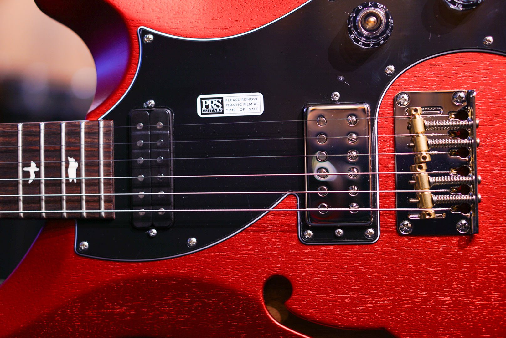 PRS S2 Vela Semi-hollow Satin Red Apple Metallic 2025 s2078948