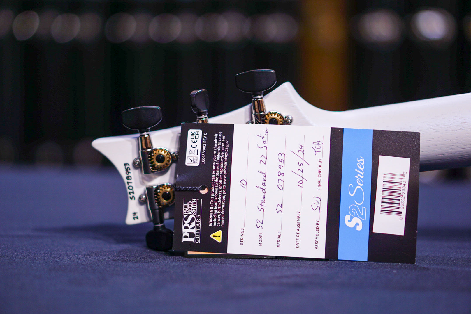 PRS S2 Standard 22 Satin Pearl White S2078953