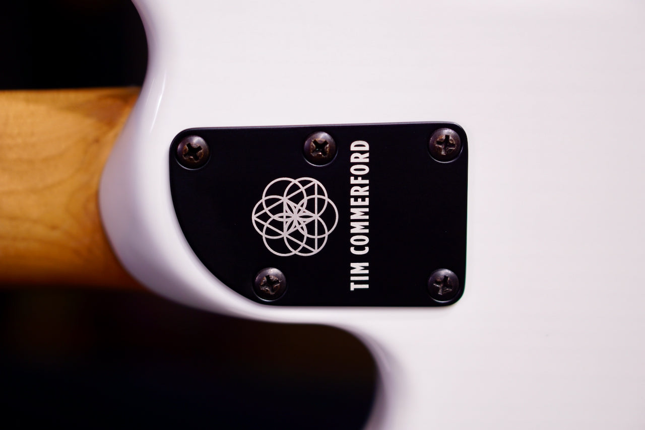 Ernie Ball Music Man Tim Commerford StingRay Bass Fight Night White, Passive B060048