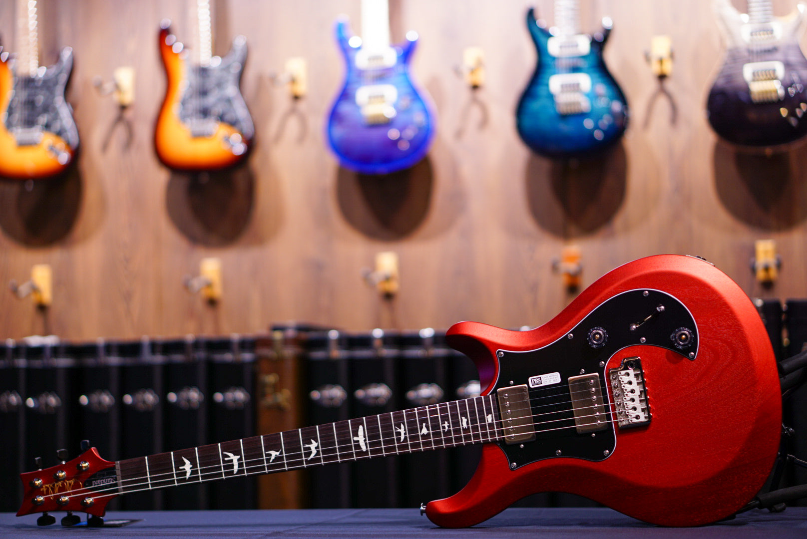PRS S2 Standard 24 Satin Red Apple Metallic S2 080645