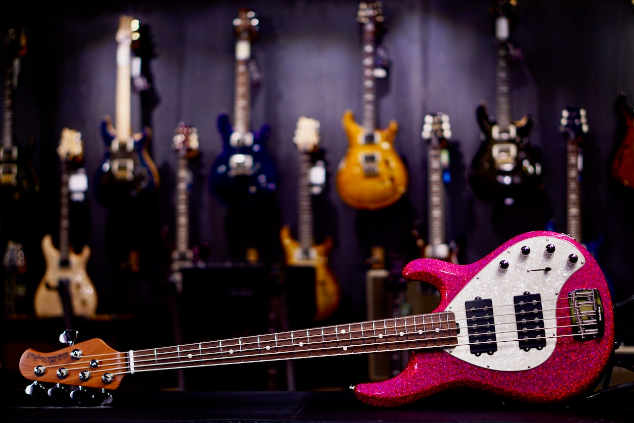 Ernie Ball Music Man StingRay 5 Special HH 5 Bass Soda Pink Sparkle w Rosewood K09632