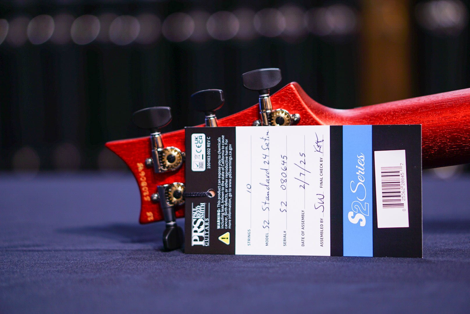 PRS S2 Standard 24 Satin Red Apple Metallic S2 080645