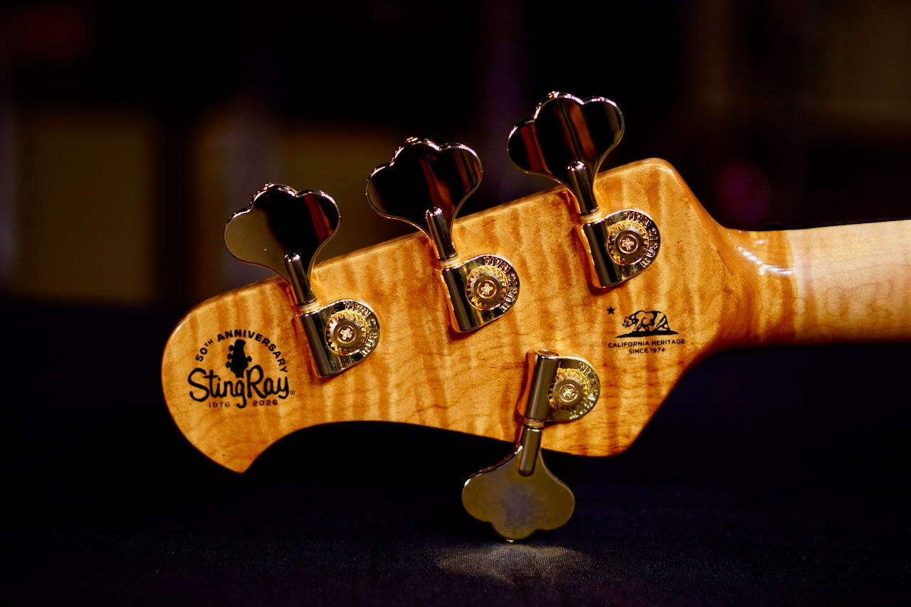 Ernie Ball Music Man 50th Anniversary StingRay Bass Molten Gold K09764