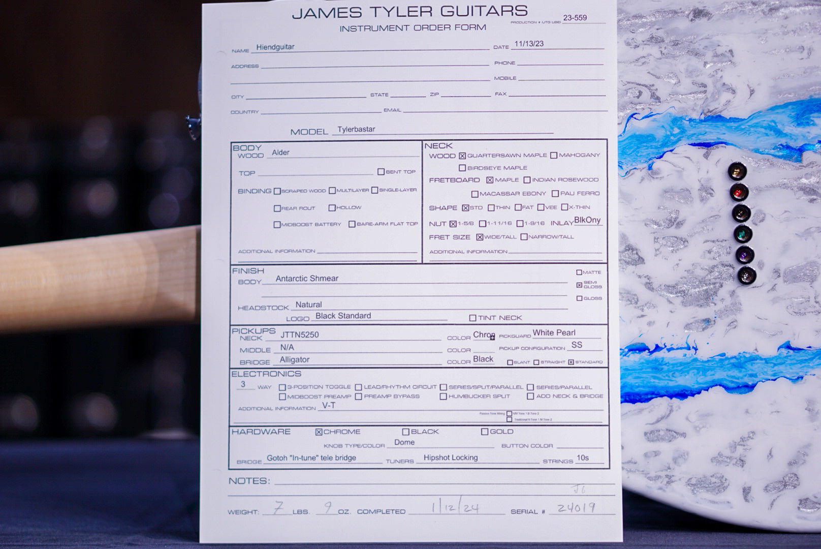 James Tyler Tylerbastar antartic shmear 24019