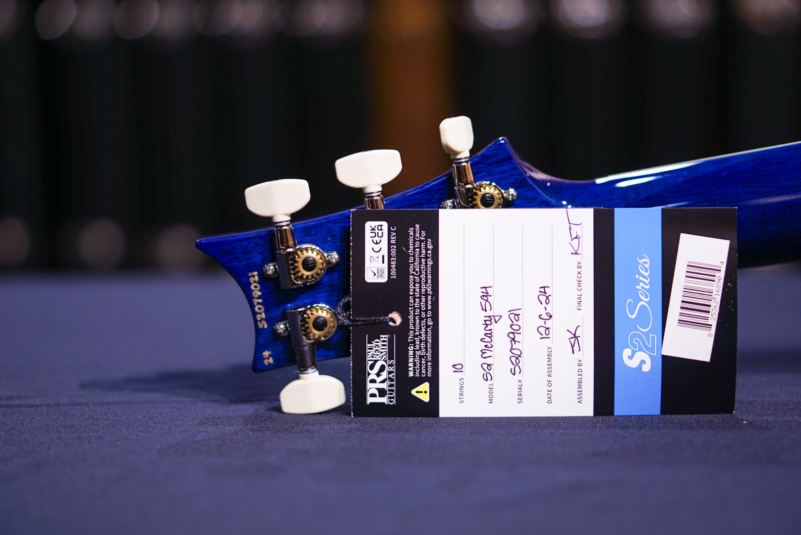 PRS S2 Mccarty 594 doublecut Faded Gray Black Blue Burst S2079021 2025