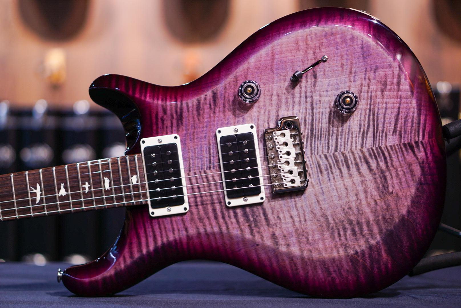 PRS S2 Custom 24 Faded Gray Black Purple Burst S2079230 2025
