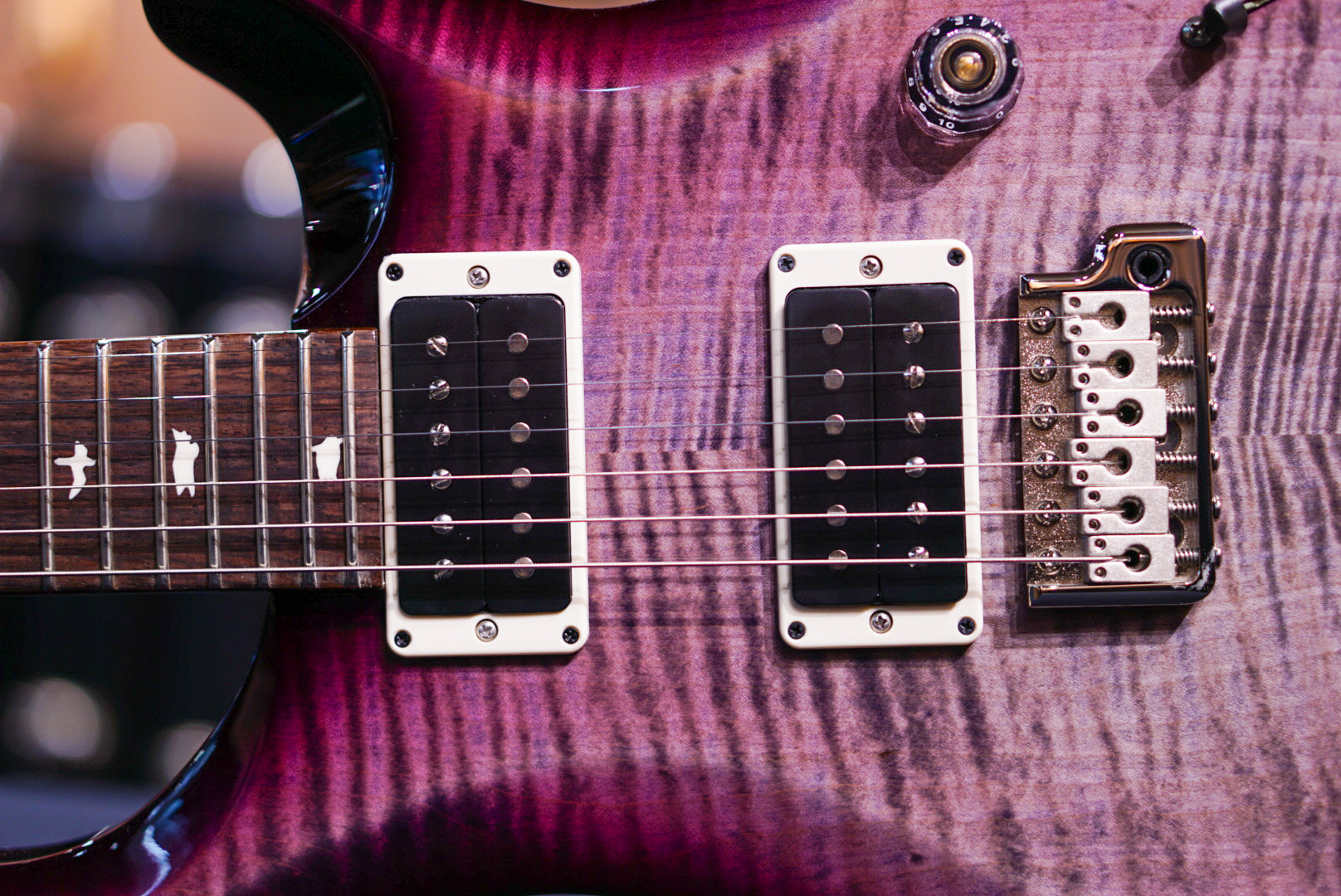 PRS S2 Custom 24 Faded Gray Black Purple Burst S2079230 2025