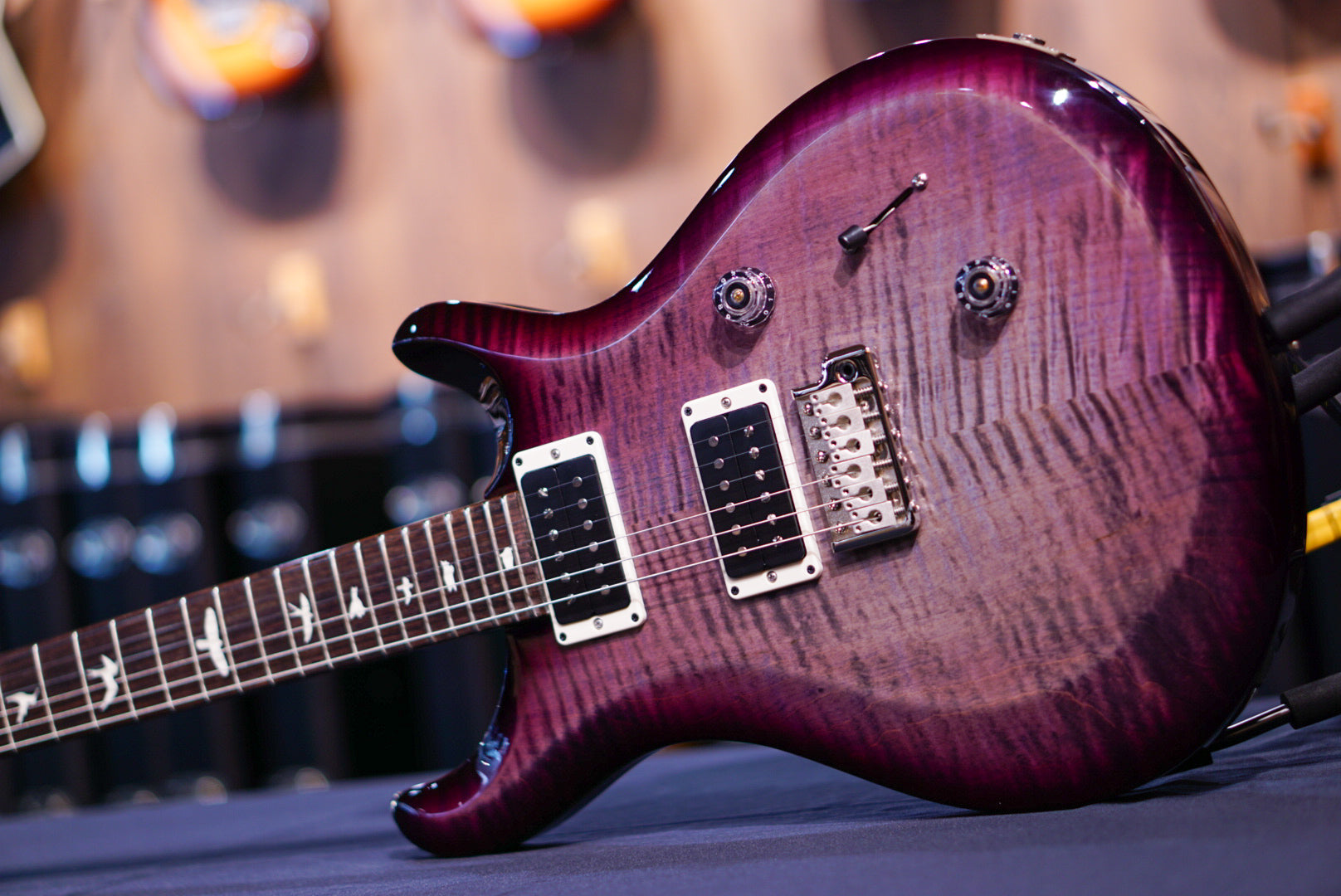 PRS S2 Custom 24 Faded Gray Black Purple Burst S2079230 2025