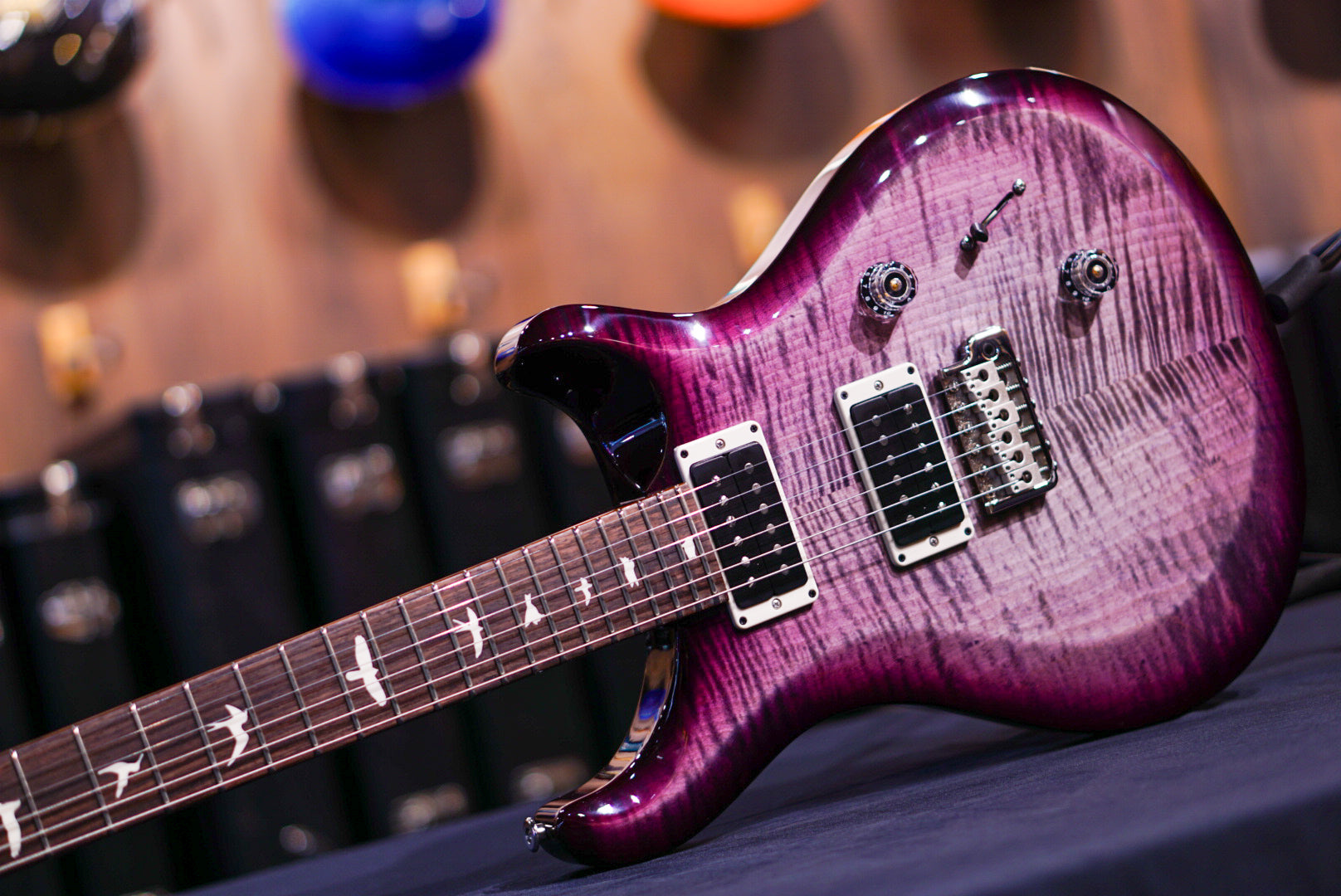 PRS S2 Custom 24 Faded Gray Black Purple Burst S2079230 2025