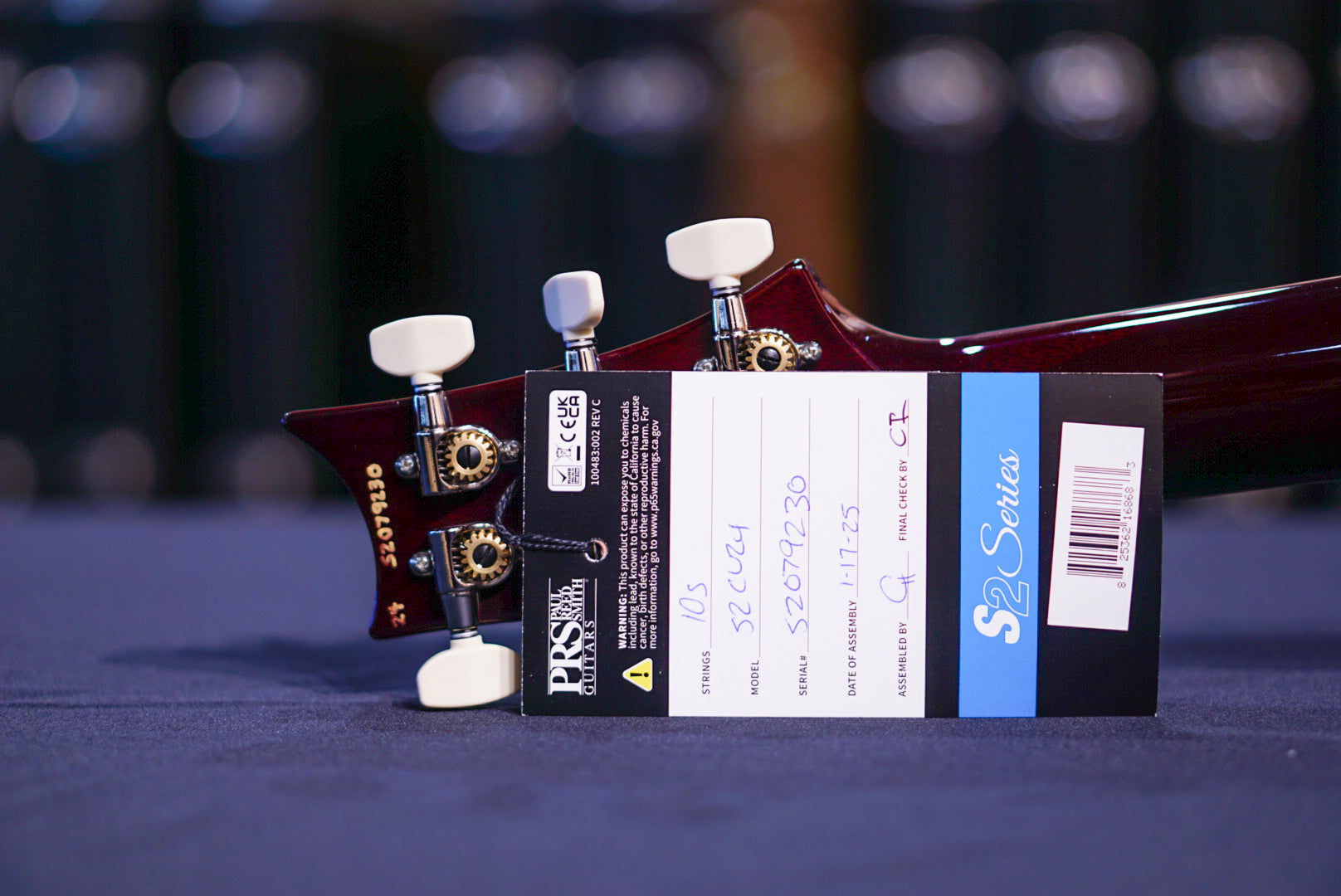 PRS S2 Custom 24 Faded Gray Black Purple Burst S2079230 2025