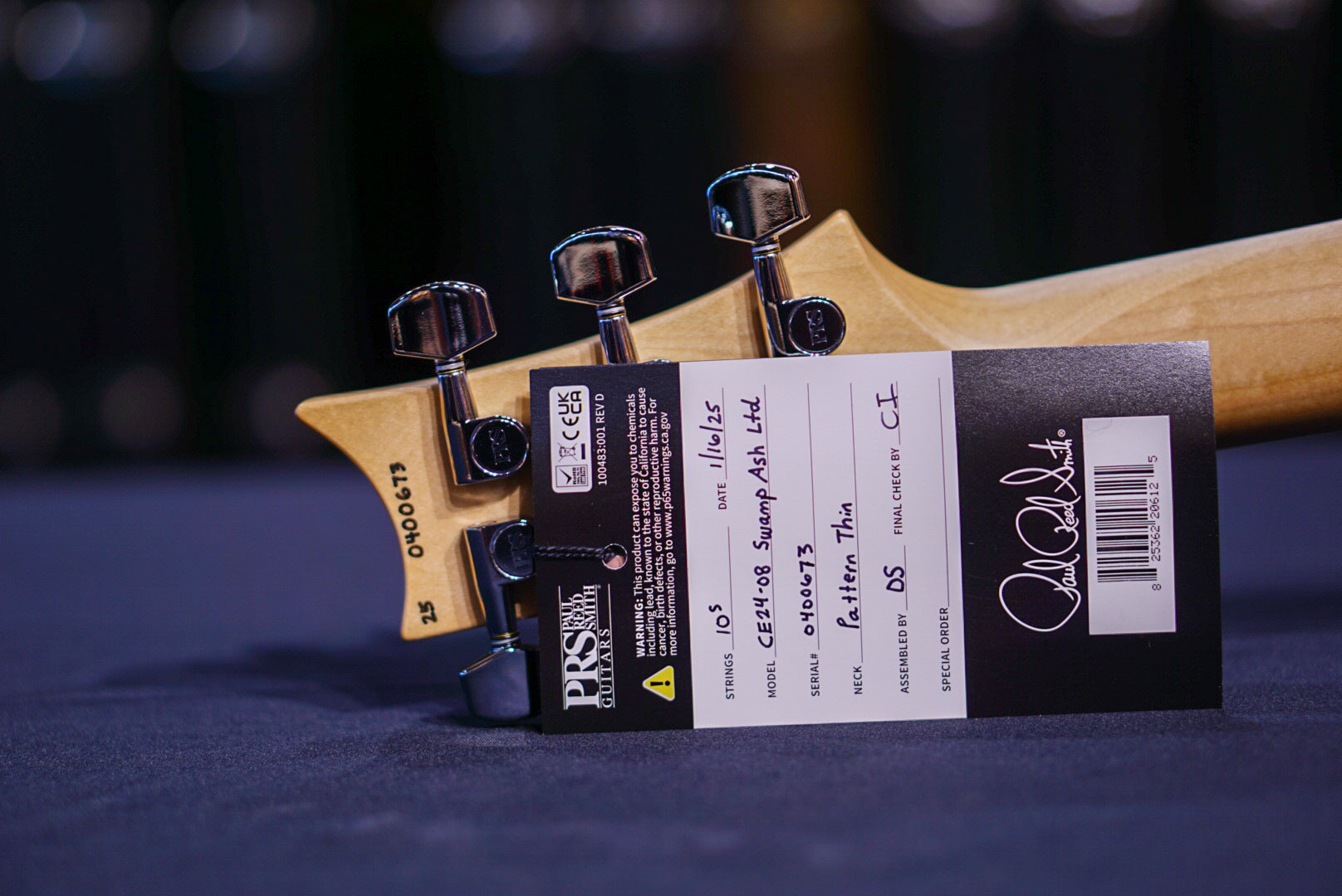 PRS CE 24-08 Swamp Ash Metallic Midnight Limited Edition 0400673