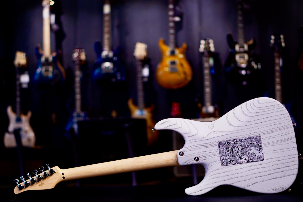 Tom Anderson Guardian Angel Player Satin Organic Grain White with Black * 02-19-26A *
