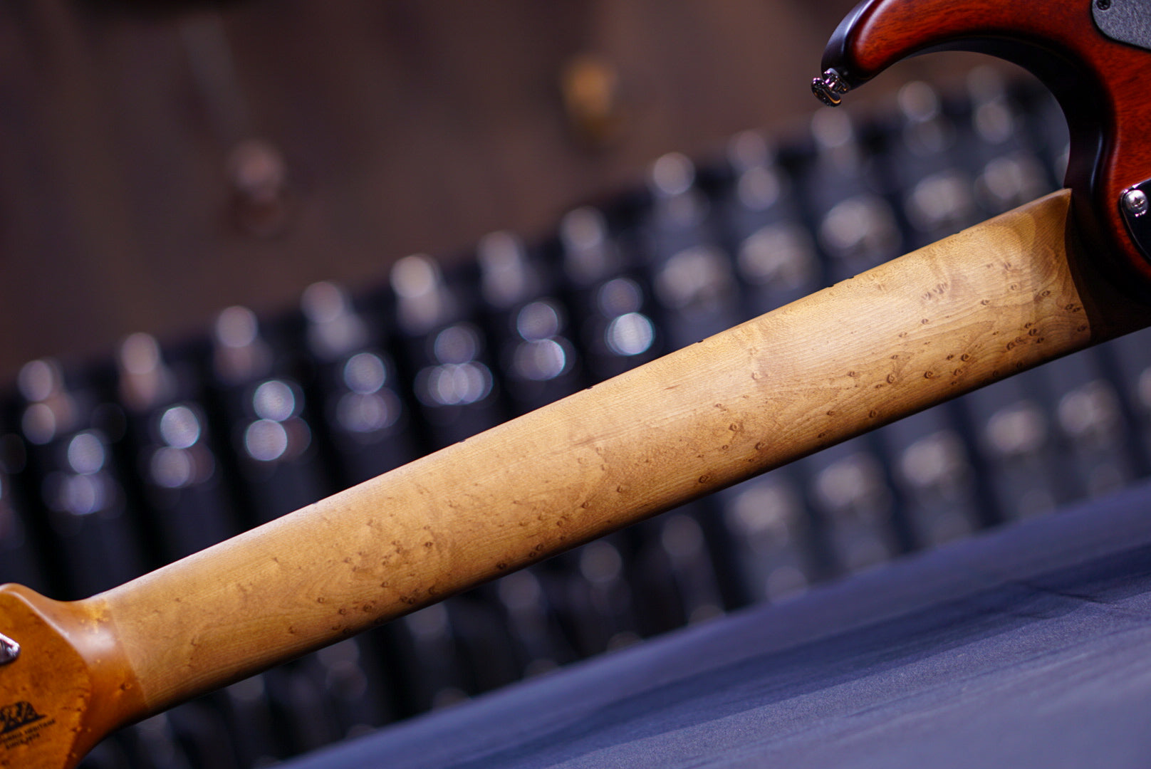 Ernie Ball Music Man JP15 7-string Electric Guitar - Sahara Burst Flame K02322