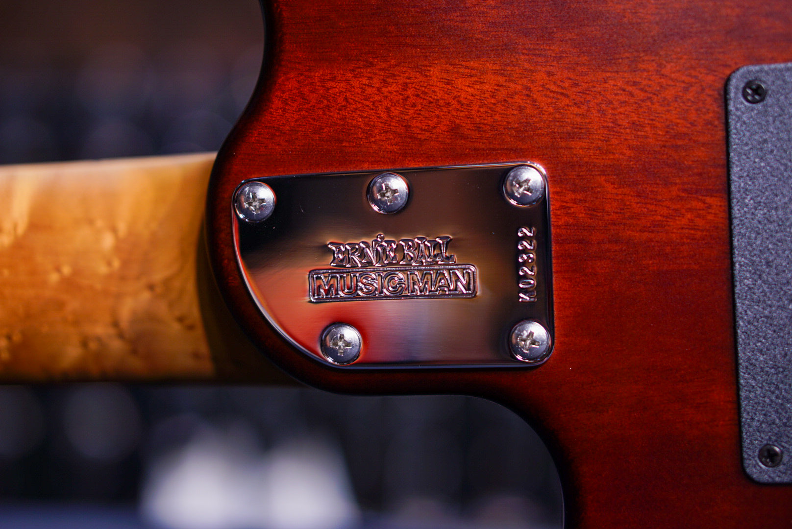 Ernie Ball Music Man JP15 7-string Electric Guitar - Sahara Burst Flame K02322