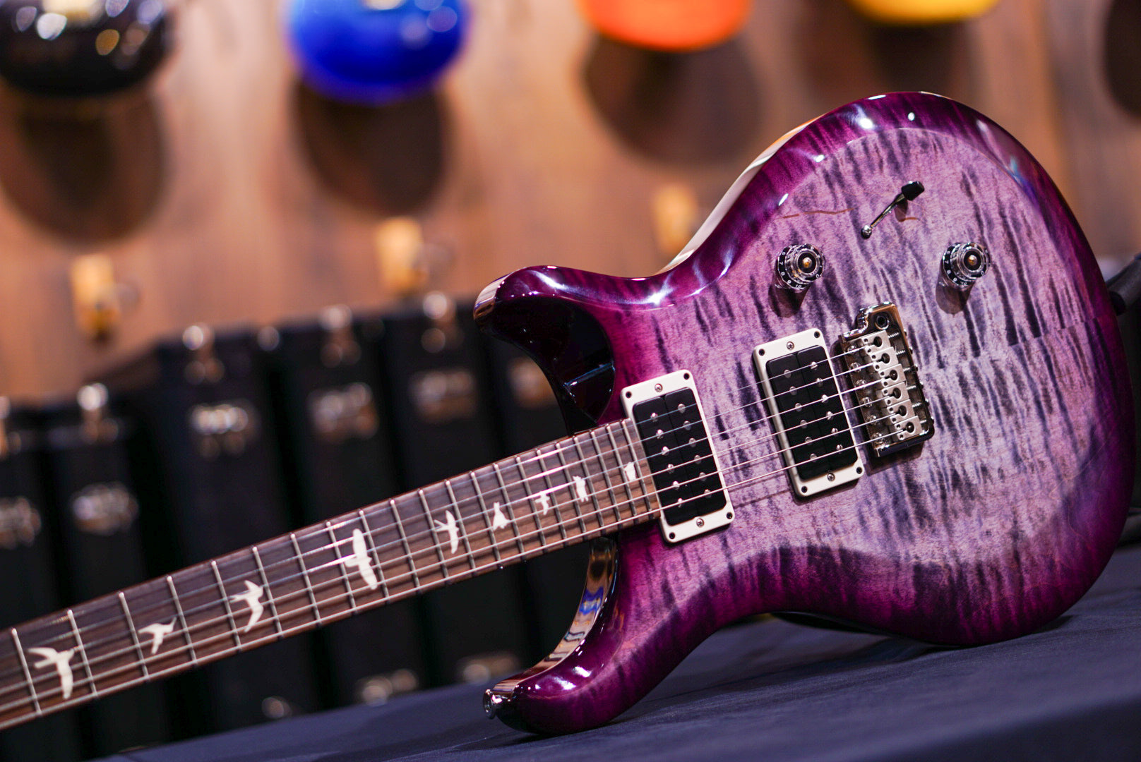 PRS S2 Custom 24 Faded Gray Black Purple Burst S2080071 2025