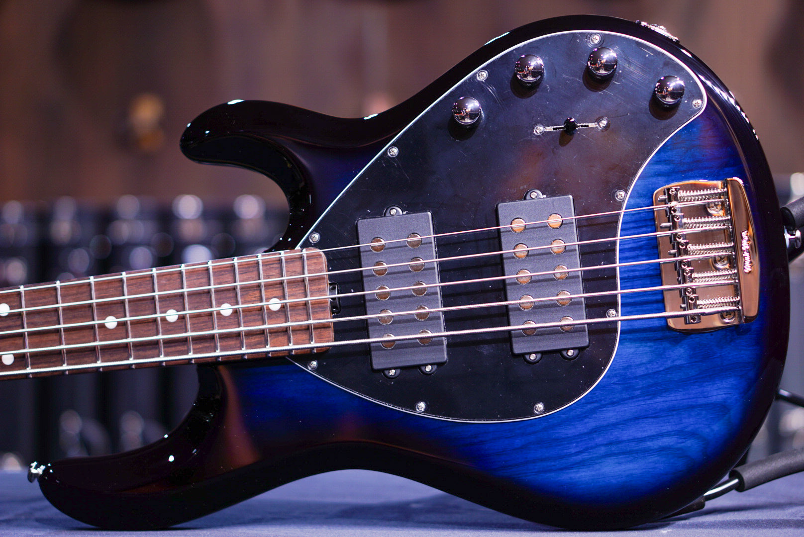 Ernieball Musicman StingRay Special 5 HH Pacific Blue Burst K01049