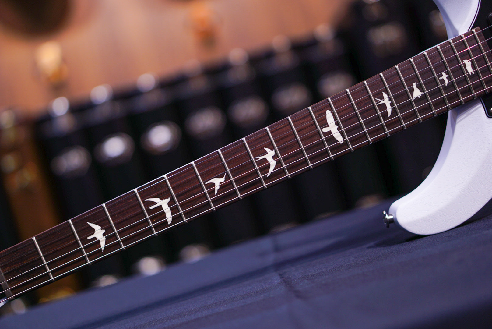 PRS S2 Vela Semi-Hollow Satin Pearl White 2025 S2080701