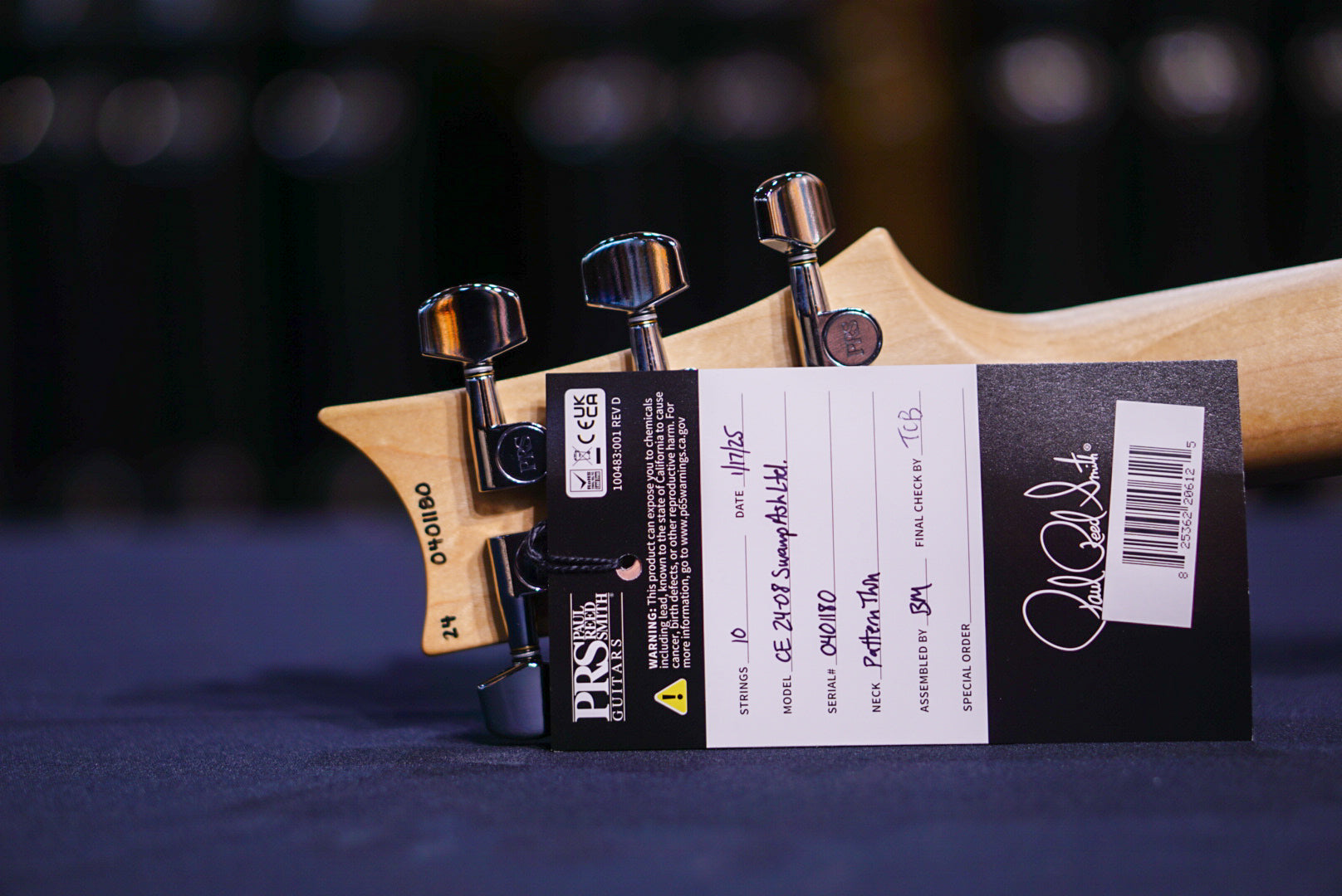 PRS CE 24-08 Swamp Ash Metallic Midnight Limited Edition 0401180