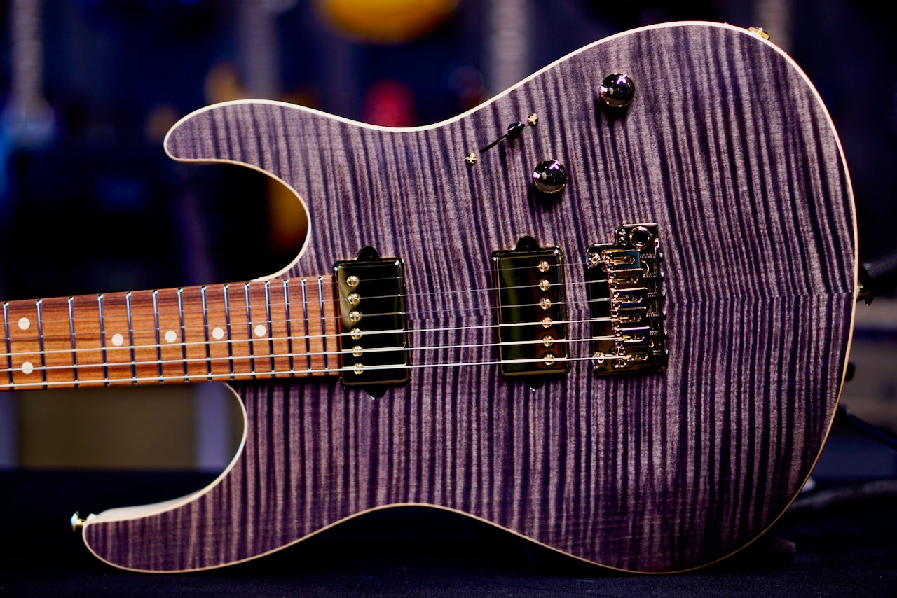Suhr Modern Custom Trans Charcoal white back 87954