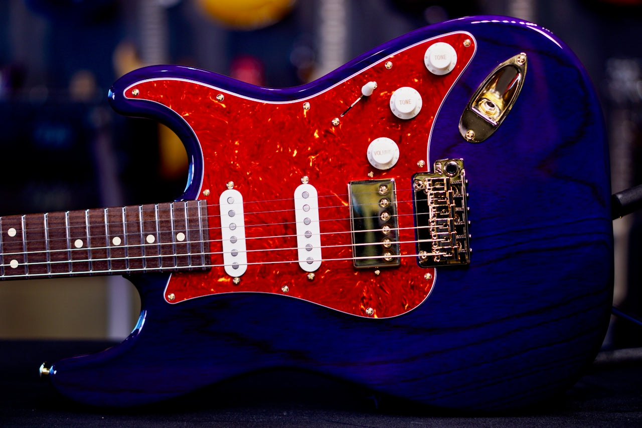 Suhr Classic S Custom Trans Purple Rosewood Neck & Gold Package 85901