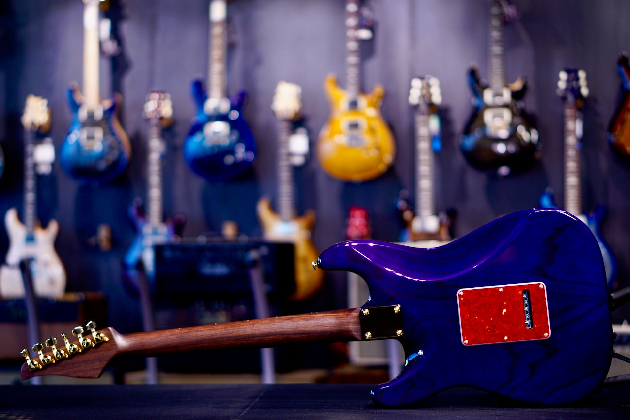 Suhr Classic S Custom Trans Purple Rosewood Neck & Gold Package 85901
