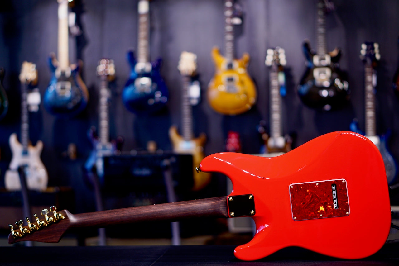 Suhr Classic S Custom Porsche Red Rosewood Neck & Gold Package 85905
