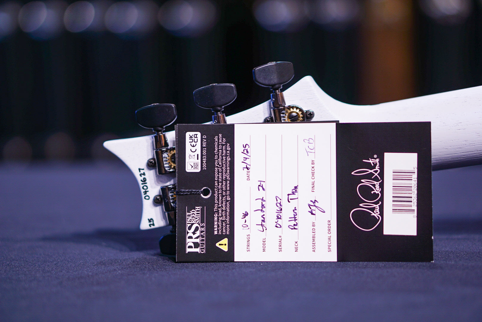 PRS Core Standard 24 Satin Pearl White 0401627