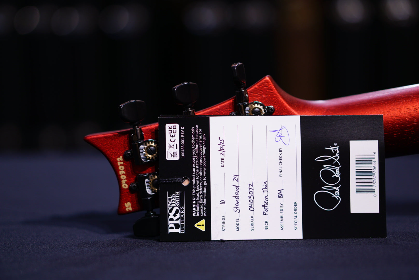 PRS Core Standard 24 Satin Red Apple Metallic 0403072