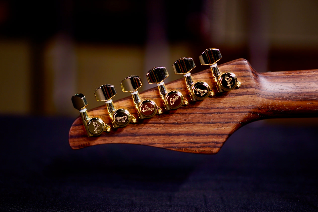 Suhr Classic S Custom Trans Blue Rosewood Neck & Gold Package 85999