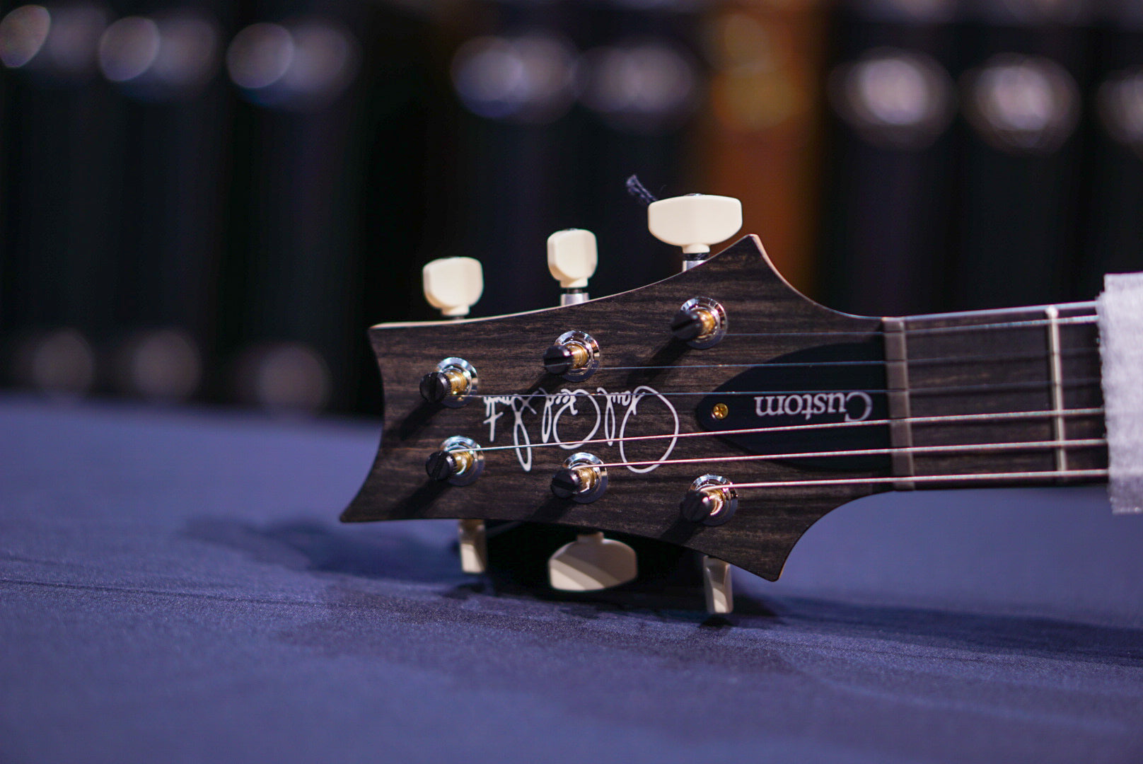 PRS Custom 24 wood library Blue Fade 0395506