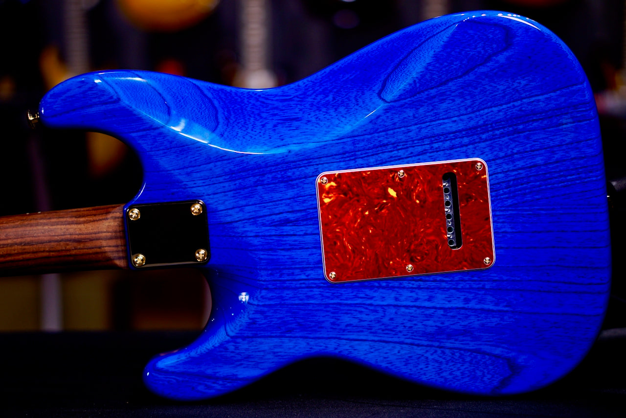 Suhr Classic S Custom Trans Blue Rosewood Neck & Gold Package 85999